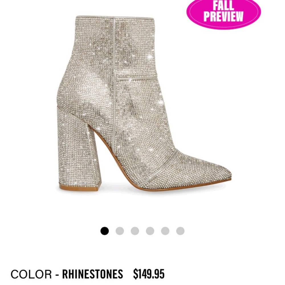 NWOT Steve Madden Rhinestone Booties
